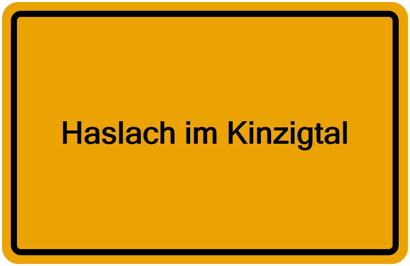 Handelsregisterauszug Haslach im Kinzigtal